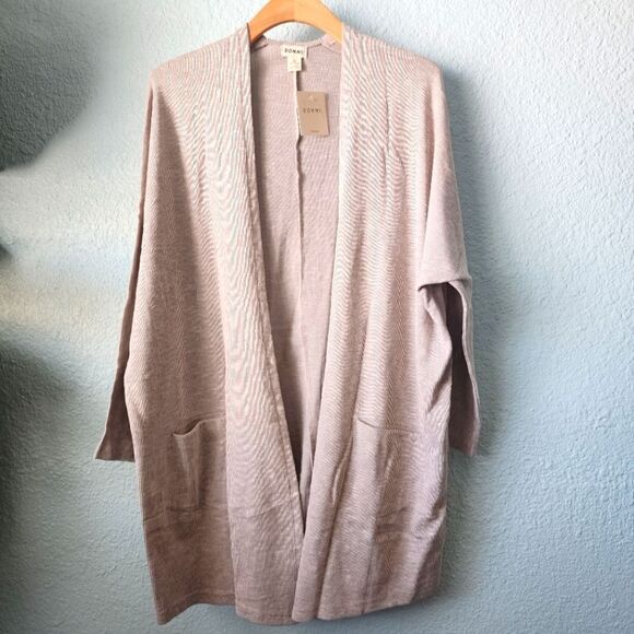 Anthropologie Donni Cardigan Duster coconut milk new with tags kimono - Picture 1 of 11